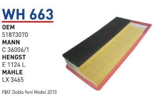 Hava Filtresi Doblo Punto 1.3 - 2