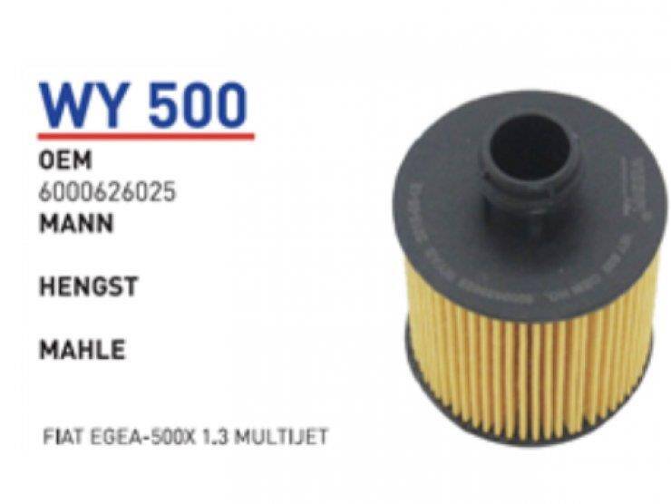 6000626025 Fiat Egea Yağ Filtresi Tırnaklı Wunder - 1