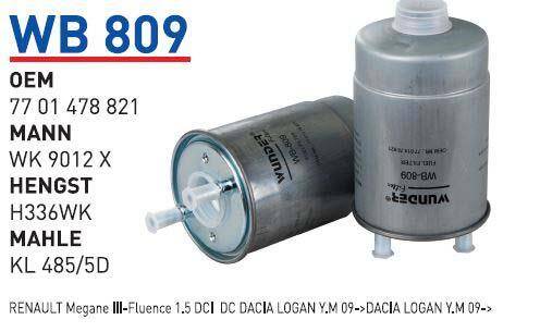 7701478821 Renault Megane Iıı Fluence Mazot Filitresi Wunder - 1