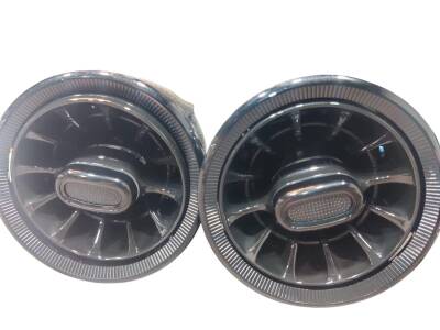 Amg Kalorifer Nozulu Cruze Özel Tasarım Ledli Takım Sağ Sol Parlak Siyah - İTHAL