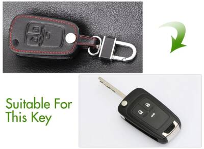 Anahtar Kılıfı Deri Astra Aveo Cruze Özel Dikişli - 4