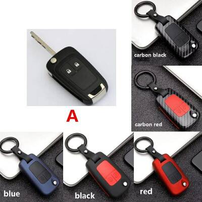 Anahtar Kılıfı Kabı Lüx Deri Anahtarlıkiçinde Ful Set Opel Chevrolet Mavi - 6