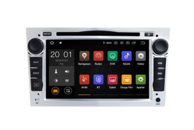 Android 10.0 Mtk 8227 2+16G Opel (Gümüş) Corsa D/E Multimedya Navimex - NAVİMEX