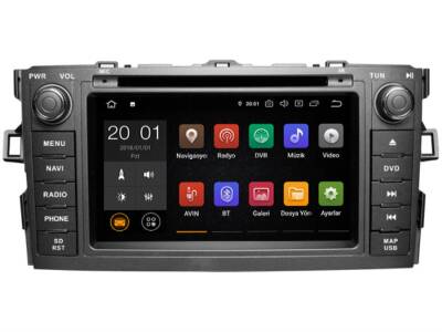 Android 10.0 Mtk 8227 2+16G Toyota Auris 2007-2012 Multimedya Navimex - NAVİMEX