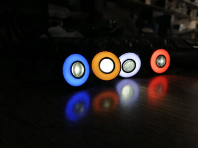 Angel Halkalı Kartal Gözü Ayna Altı Çift Devre Led Takım 1 Çift - 2