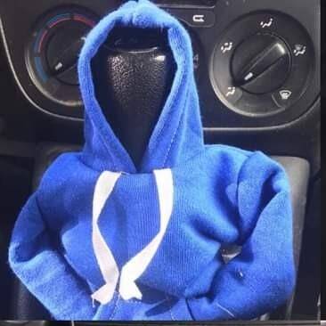 Araç Vites Kıyafeti Vites Poları Vites Kapşonu Vites Süsü Mavi - UMT AUTO PARTS