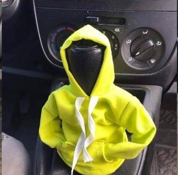 Araç Vites Kıyafeti Vites Poları Vites Kapşonu Vites Süsü Sarı - 1