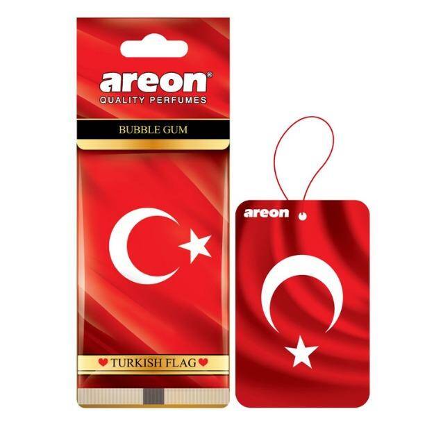 Areon Türk Bayrağı Bubble Gum Oto Araç Kokusu - 1