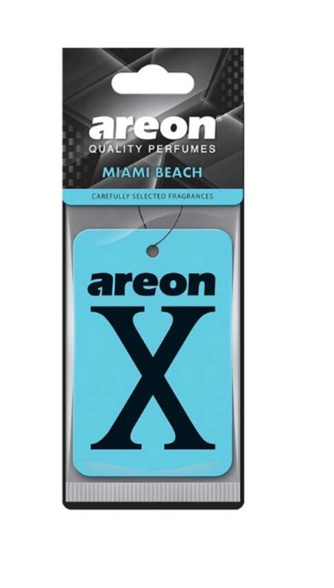 Areon X Miami Beach ( Turkuaz-Siyah) Oto Araç Kokusu - 1