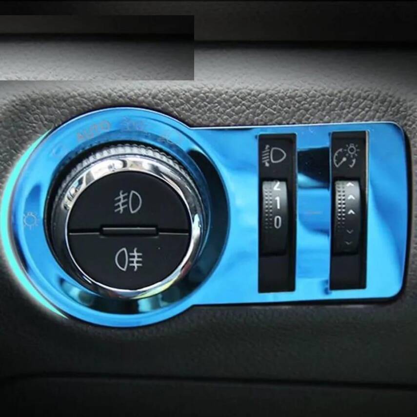 Astra Aveo Cruze Far Anahtar Krom Kaplama Çift Delik Mavi - 1