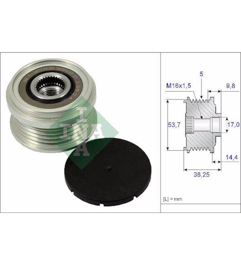Astra J İnsignia Cruze 1.4 Şarj Dinamo Kasnağı İna - 1
