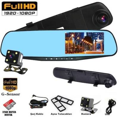 Audiomax Mx-705R Kayıtlı Dikiz Ayna Ekran Ön Ve Arka Kameralı - 1