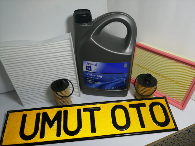 Aveo 1.3 Dizel T300 Bakım Seti Gm Orjinal Yağ - 1