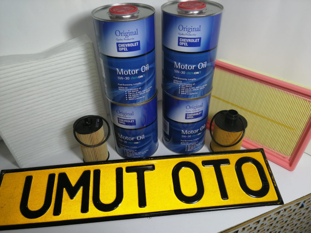 Aveo 1.3 Dizel T300 Bakım Seti Özel Alman Chevrolet Yağ - 1
