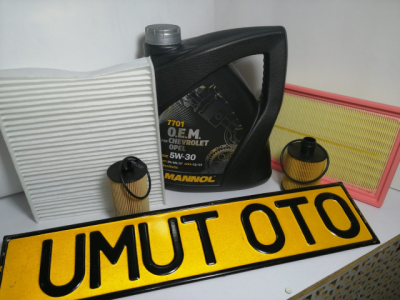 Aveo 1.3 Dizel T300 Bakım Seti Özel Alman Chevrolet Yağ - MANNOL