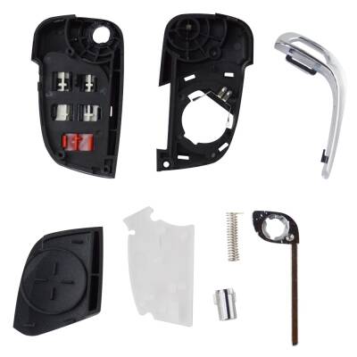 Aveo Cruze Kromlu Yeni Tip Anahtar Kabı Sedan 3 Buton - 4