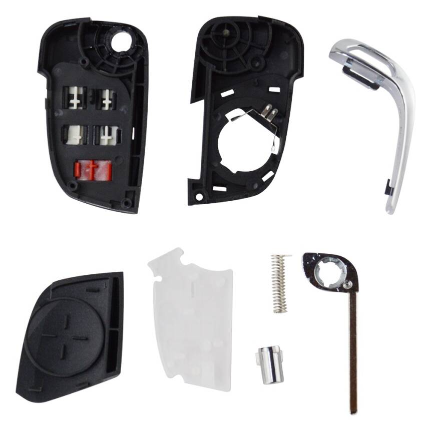 Aveo Cruze Kromlu Yeni Tip Anahtar Kabı Sedan 3 Buton - 4