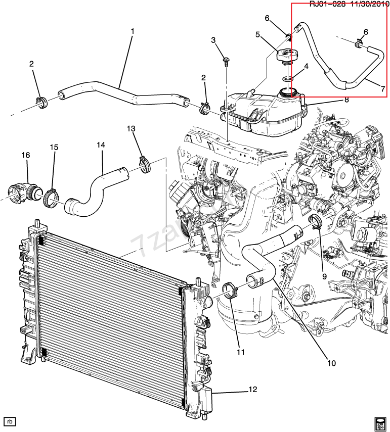 Aveo T300 Dizel Ek Depo Tahliye Borusu Gm - 1