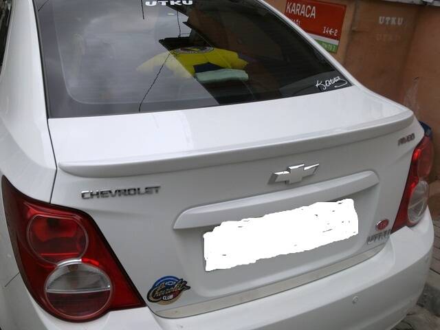 Aveo T300 Sedan Bagaj Üstü Anatomik Spoiler Boyasız - 1