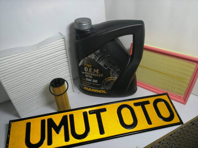 Aveo T300 Yeni Kasa 1.2-1.4 Bakım Seti Otomatik Mannol - 1