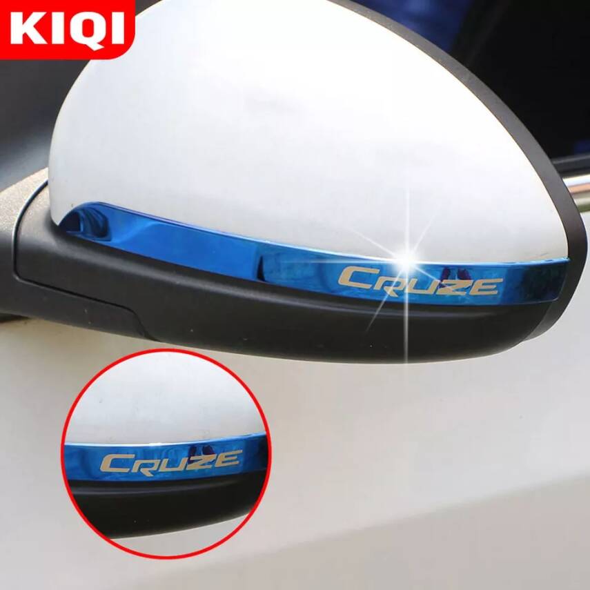 Ayna Krom Cruze Yazılı Sağ Sol Takım Mavi - 6
