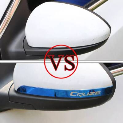 Ayna Krom Cruze Yazılı Sağ Sol Takım Siyah - 8