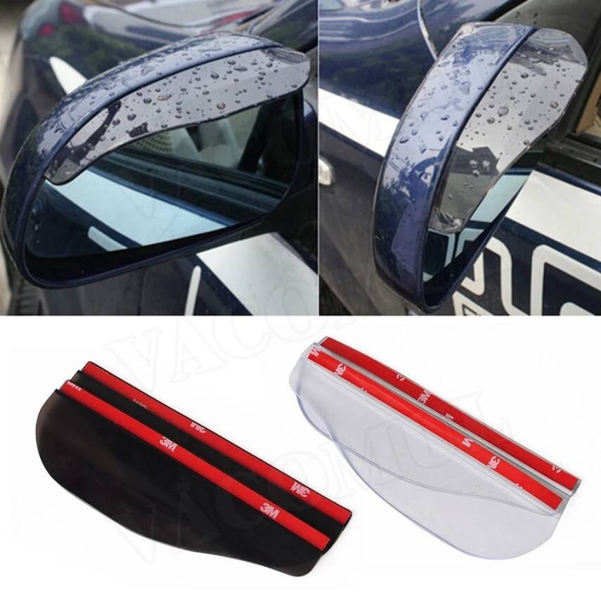 Ayna Şapkası Yağmurluk Dikiz Aynası Takım Şefaf - 6