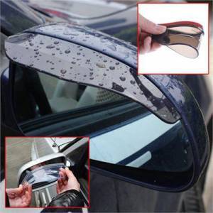 Ayna Şapkası Yağmurluk Dikiz Aynası Takım Siyah - 2