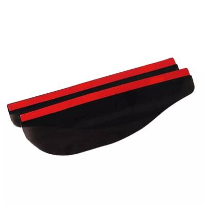 Ayna Şapkası Yağmurluk Dikiz Aynası Takım Siyah - 11