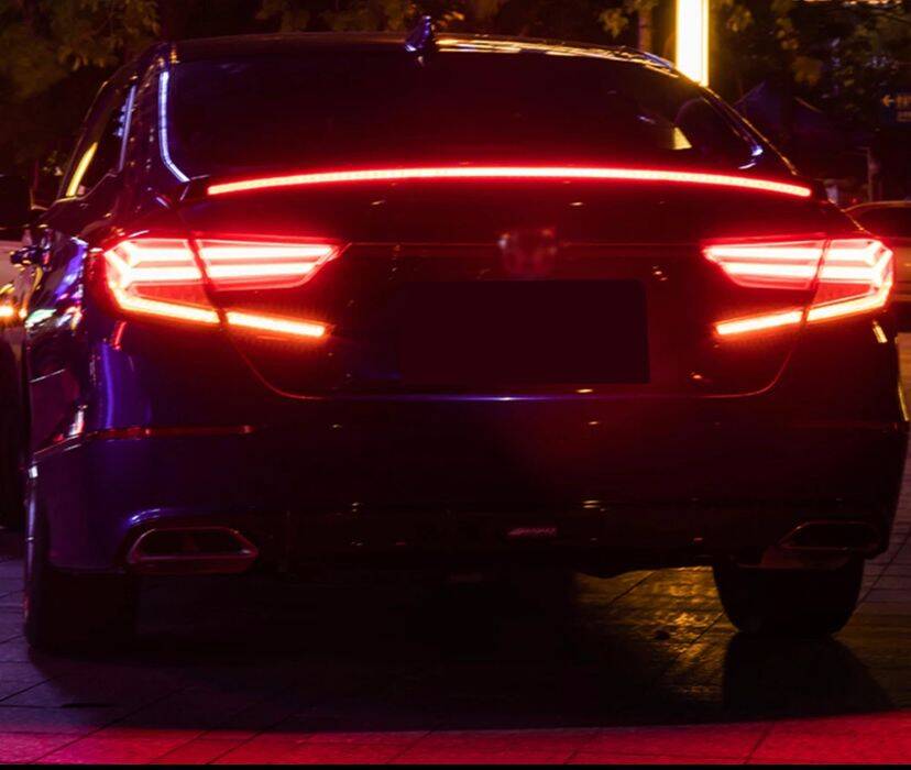 Bagaj Üstü Spoiler Neon Led Işıklı Flexi Karbon - 2