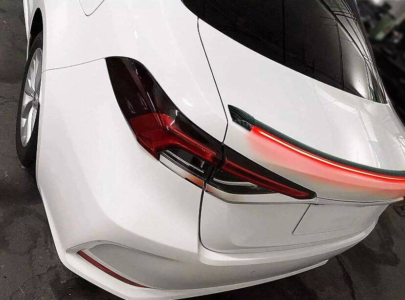 Bagaj Üstü Spoiler Neon Led Işıklı Flexi Karbon - 9