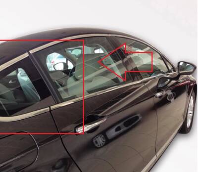 C5 Arka Kelebek Krom Set 2 Parça Sağ Sol S Dizayn - SDİZAYN