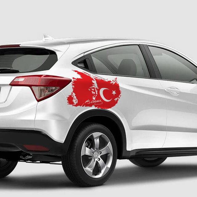 Çamurluk Türk Bayrağı Sticker - 2