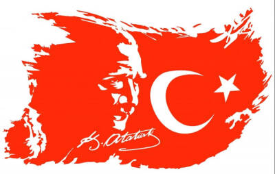 Çamurluk Türk Bayrağı Sticker - 3
