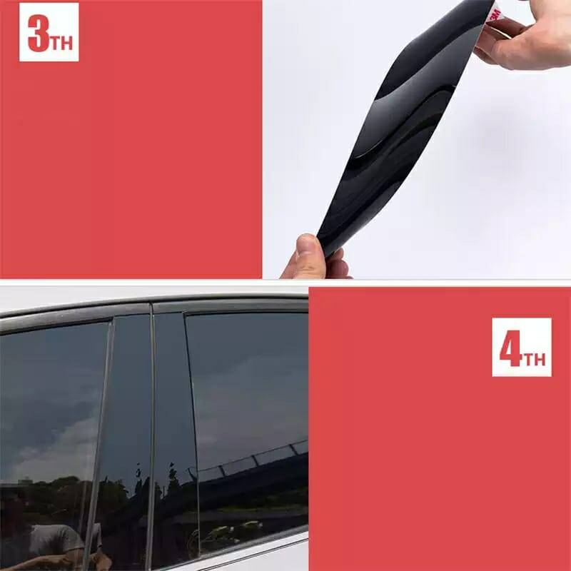 Captiva C100 C140 Piano Black Kapı Direk Kaplaması - 4