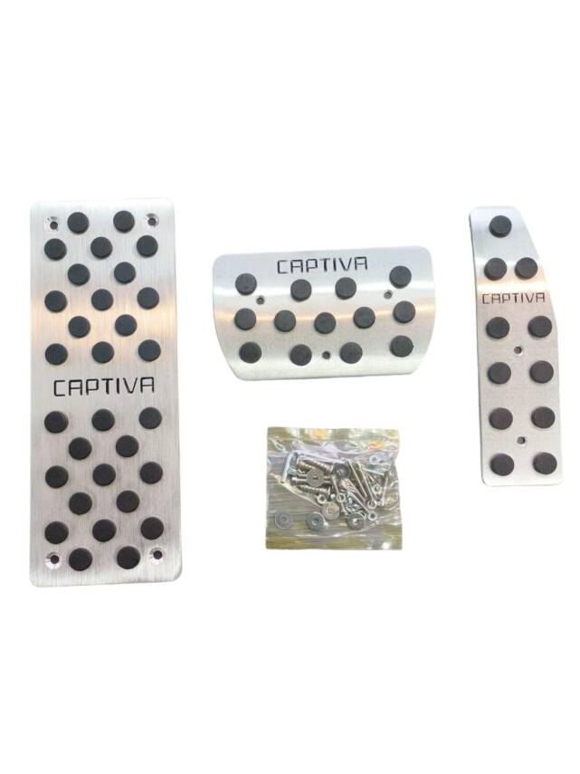 Captiva Krom Pedal Set 3 Parça Vidalı İthal Aksesuar - 2