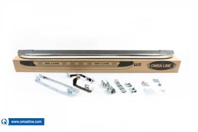 Captiva Yan Basamak Krom Metal Omsa Siyah - OMSA