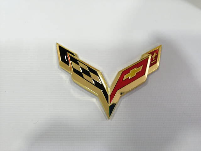 Chevrolet Çamurluk Arma Bayrak Gold/Bronz - 3