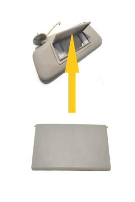 Chevrolet Cruze Güneşlik Ayna Kapağı Gri İthal - 1