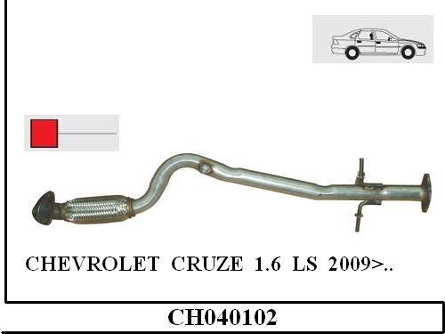 Chevrolet Cruze Katalitik Sonrası Ön Boru Sprail Dahil Komple - 1