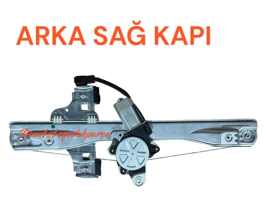 Chevrolet Cruze Sağ Arka Kapı Cam Mekanizma Motoru (Kriko) 95999490 - 1