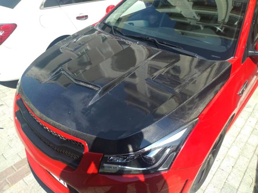 Chevrolet Cruze Tüm Karbon Kaput - 4