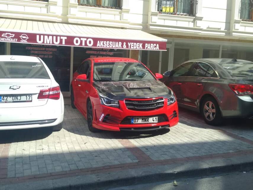 Chevrolet Cruze Tüm Karbon Kaput - 5