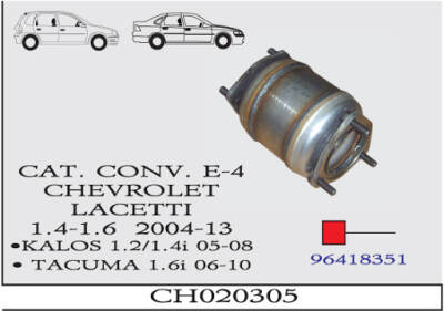 Chevrolet Kalos Lacetti Katalitik Konvektör 1.4 Motor 1.2 - iTHAL