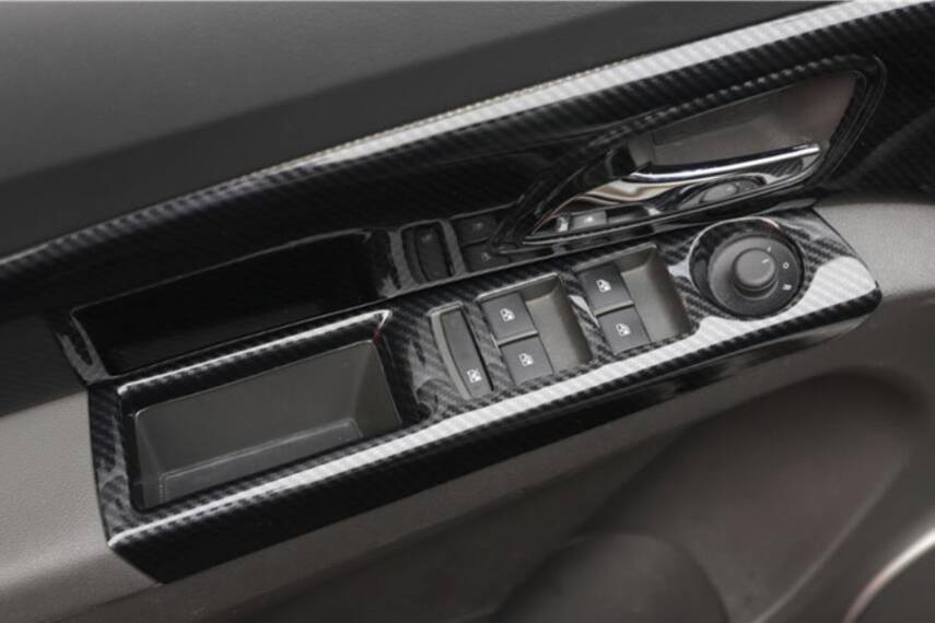 Chvrolet Cruze 7D Karbon Fiber İç Göğüs Torpido Kaplama Set 10 Parça - 7