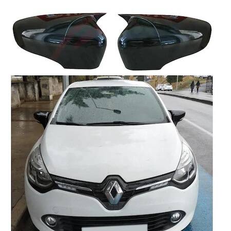 Clio 4 2012-2019 Batman Ayna Kapak Piano Black Yarasa Ayna Kapağı - 1