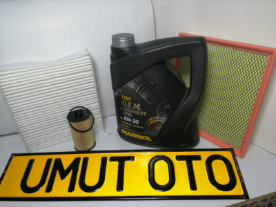 Cruze 1.4 Turbo Yağ Bakım Seti Özel Chevrolet Yağ - FANFARO