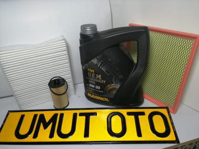 Cruze 1.4 Turbo Yağ Bakım Seti Özel Chevrolet Yağ - 1