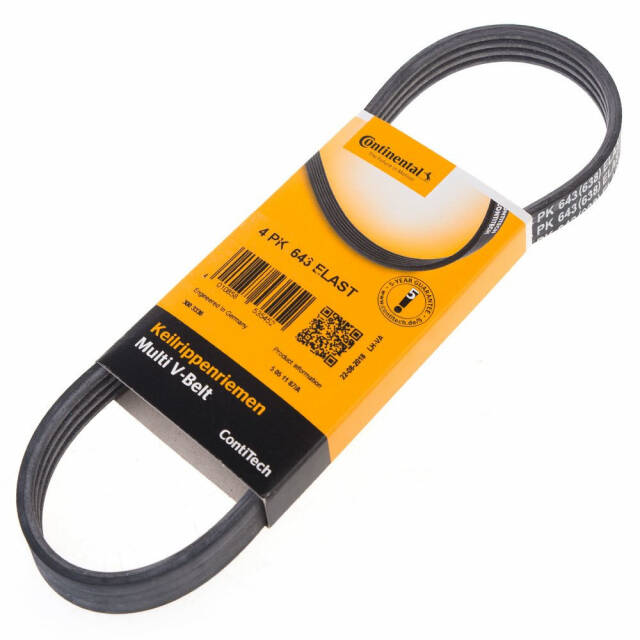 Cruze 1.6 Motor Direksiyon Kayışı Continental Elastech 4Pk643 - 1