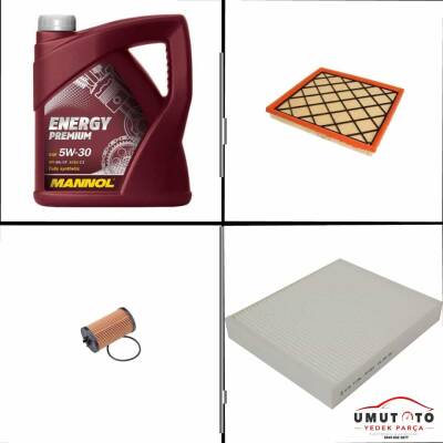 Cruze 1.6 Periyodik Bakım Seti Alman Mannol Yağ - MANNOL